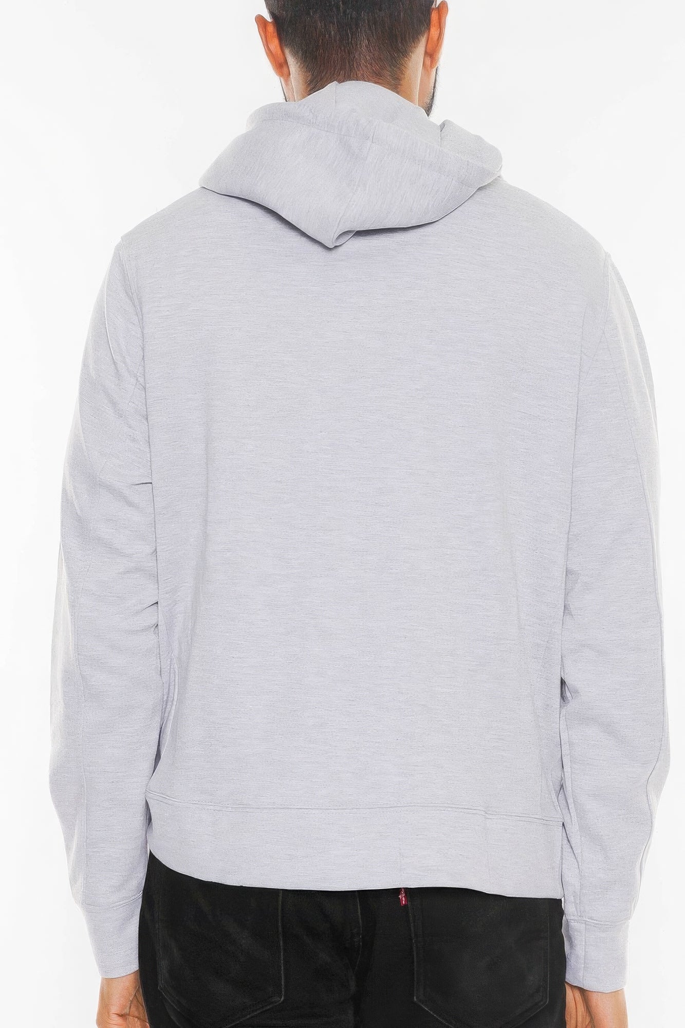 Men's Heathered Zip Up Hoodie Jacket Causal Full Zipper Cotton Hooded Sweatshirt