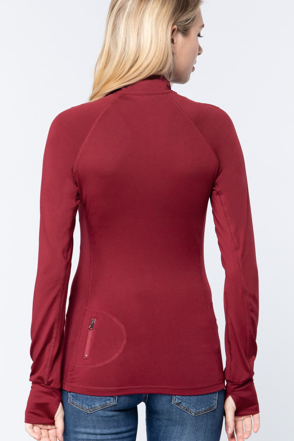 Women's Cozy Performance Zip Up Stretchy Work Out Activewear Track Jacket