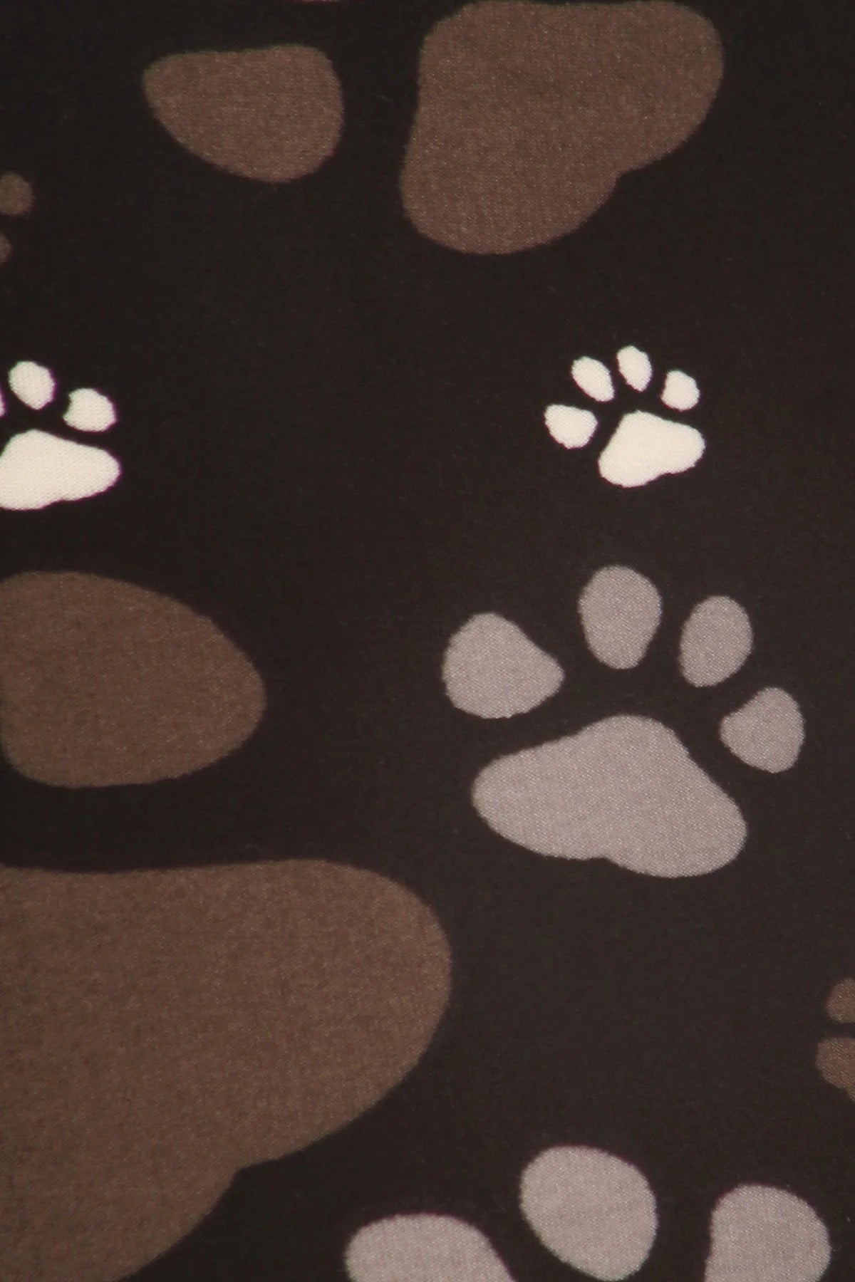 Women's Buttery Soft Paw Printed High Waisted Leggings Sport Yoga Style Banded