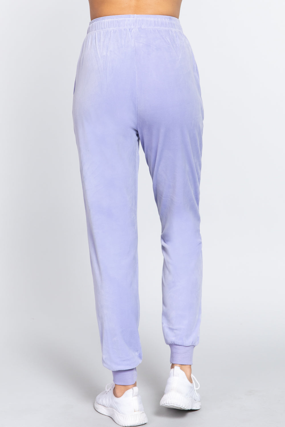 Women's Cozy Warm Velour Fleece Long Jogger Pants Soft Sweatpants Lounge
