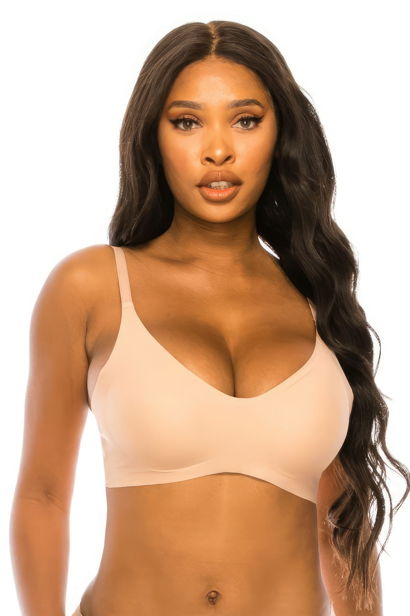 Wome's Laser Cut Bralette Wireless Bra Soft Underwire Comfort Lingerie