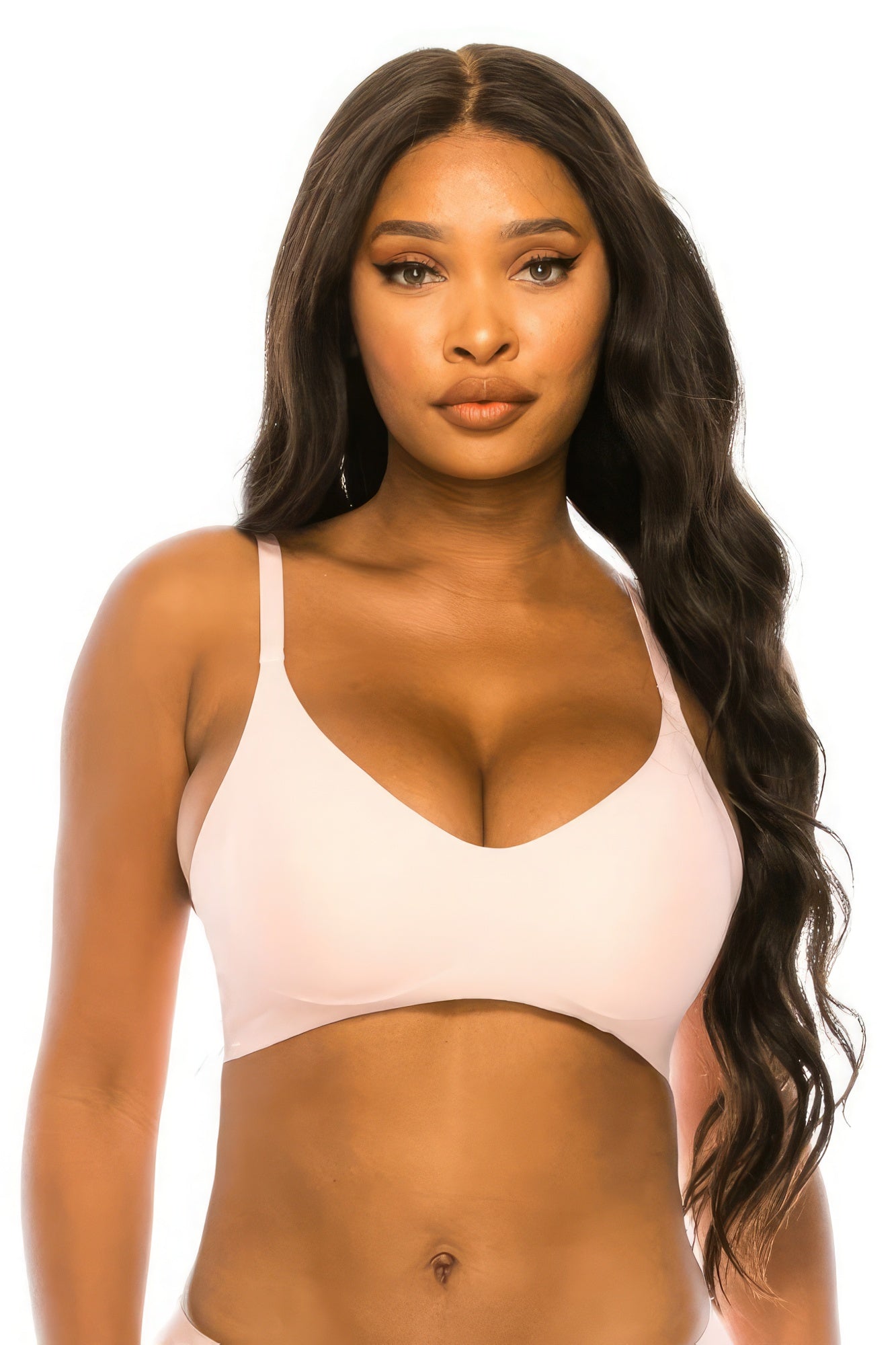 Wome's Laser Cut Bralette Wireless Bra Soft Underwire Comfort Lingerie