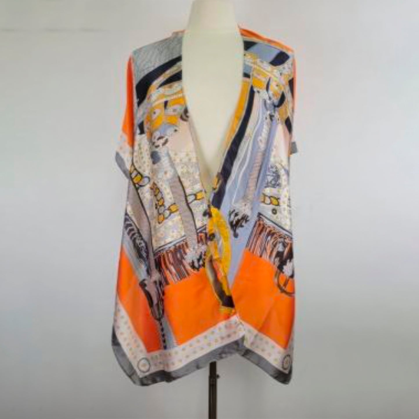 Women Multi Printed Soft Silky Scarf & Shawl Hijab Scarves Gifts