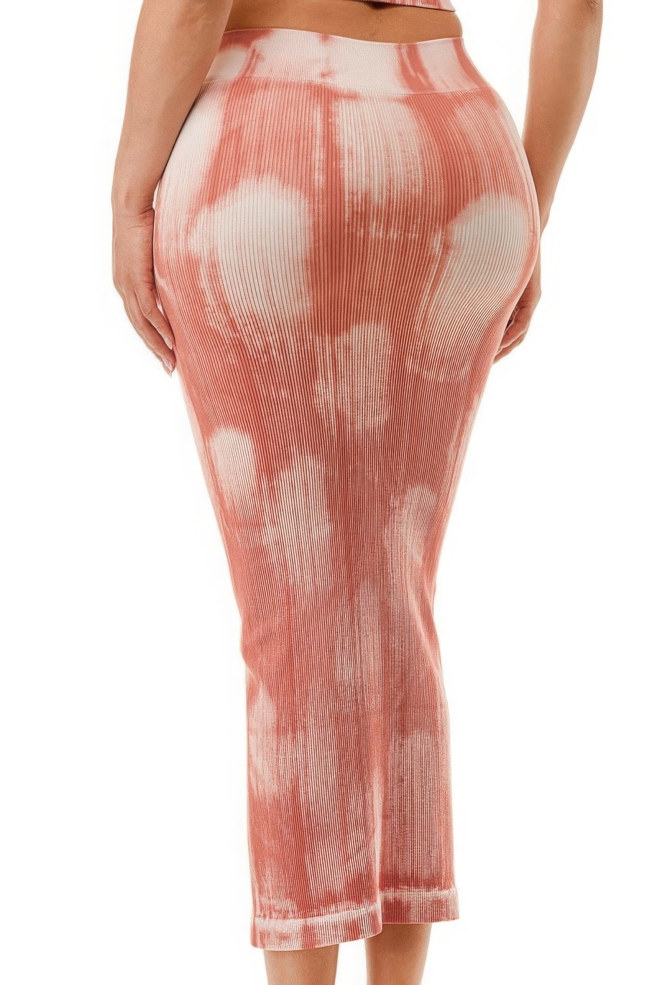 Women's Mineral Wash Sleeveless Crop Top Maxi Skirt 2pc Bodycon Dress Outfit Set