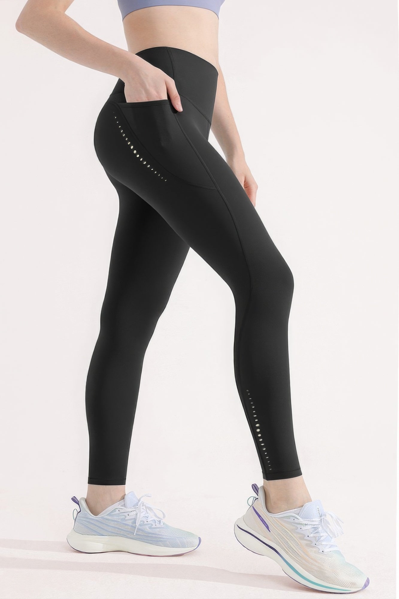 Women's Yoga Legging High Waist Soft Stretch Pockets Sport Gym Workout Pants