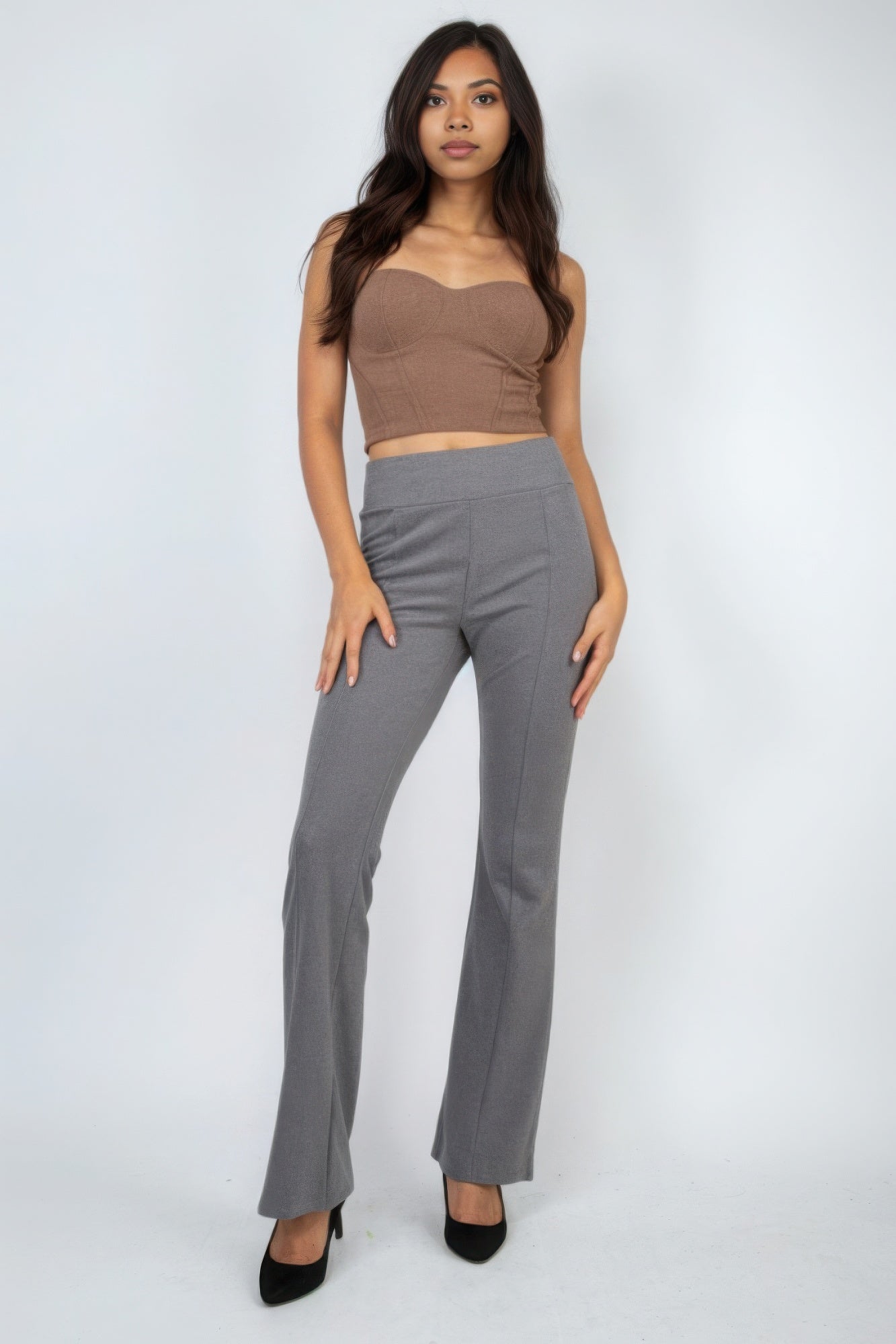 Women's Sweetheart Crop Top Corset Bustier Cami Tank Adjustable Spaghetti Straps