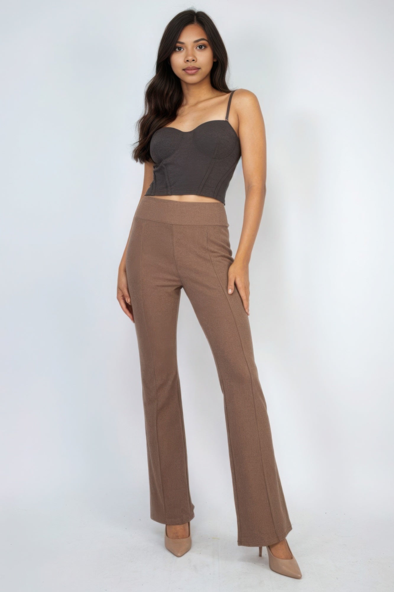 Women's Sweetheart Crop Top Corset Bustier Cami Tank Adjustable Spaghetti Straps