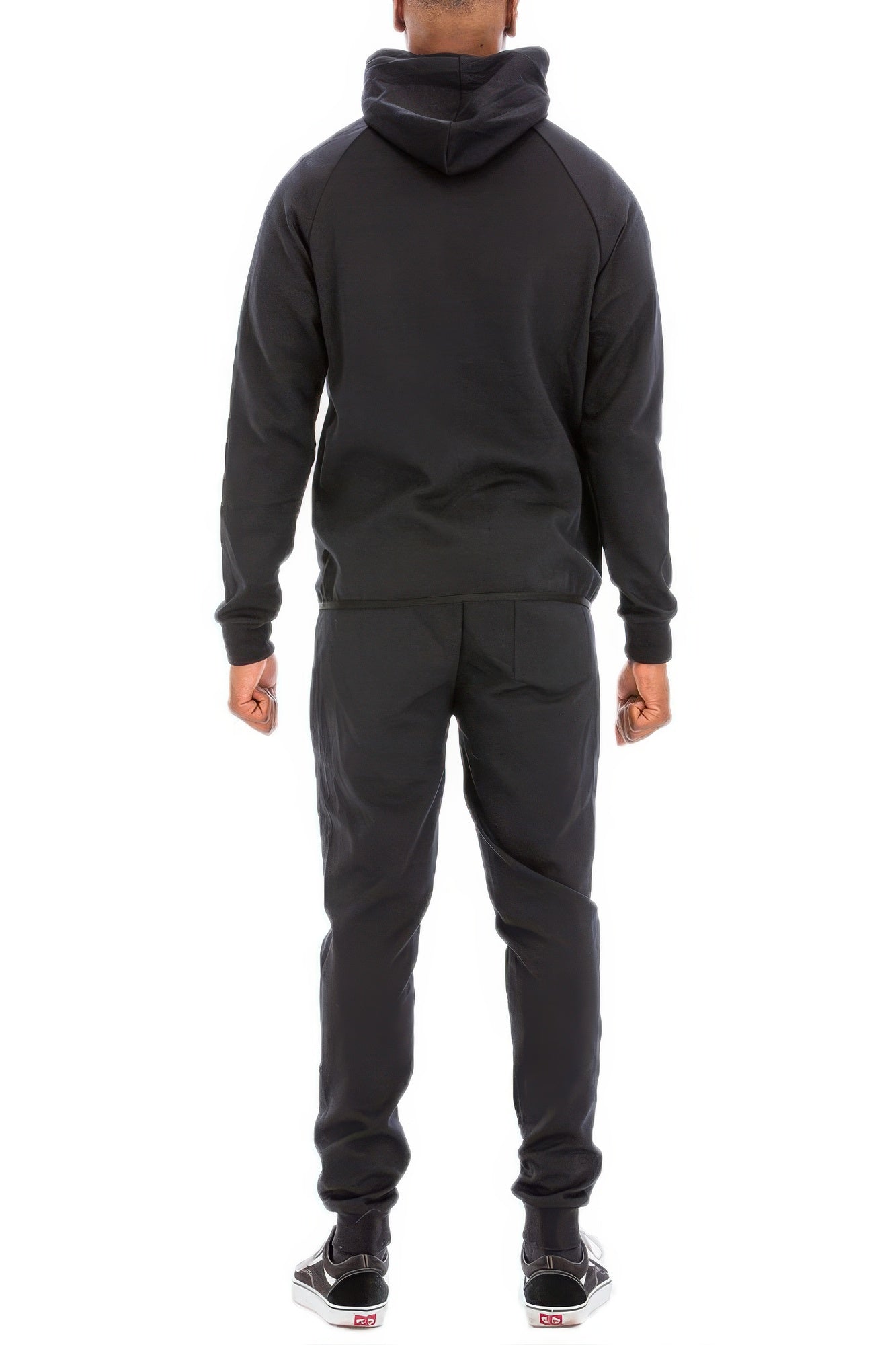 Mens Tracksuit Set Tech Fleece Track Suit Hooded Jacket & Pant Set Running Gym