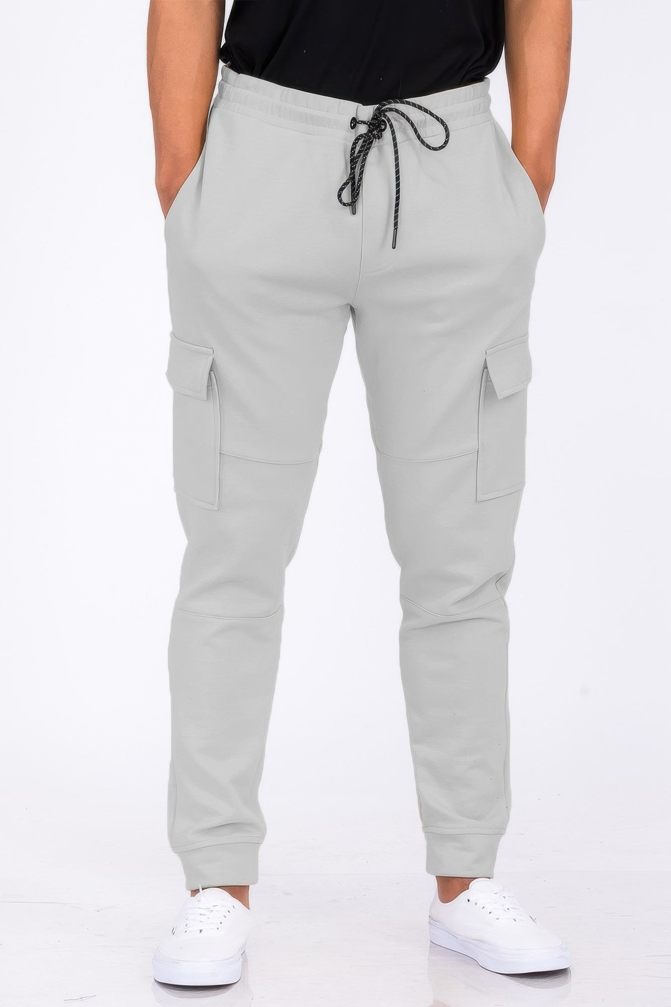 Mans Casual Joggers Pants Sweatpants Cargo Combat Cotton Baggy Workout Trousers