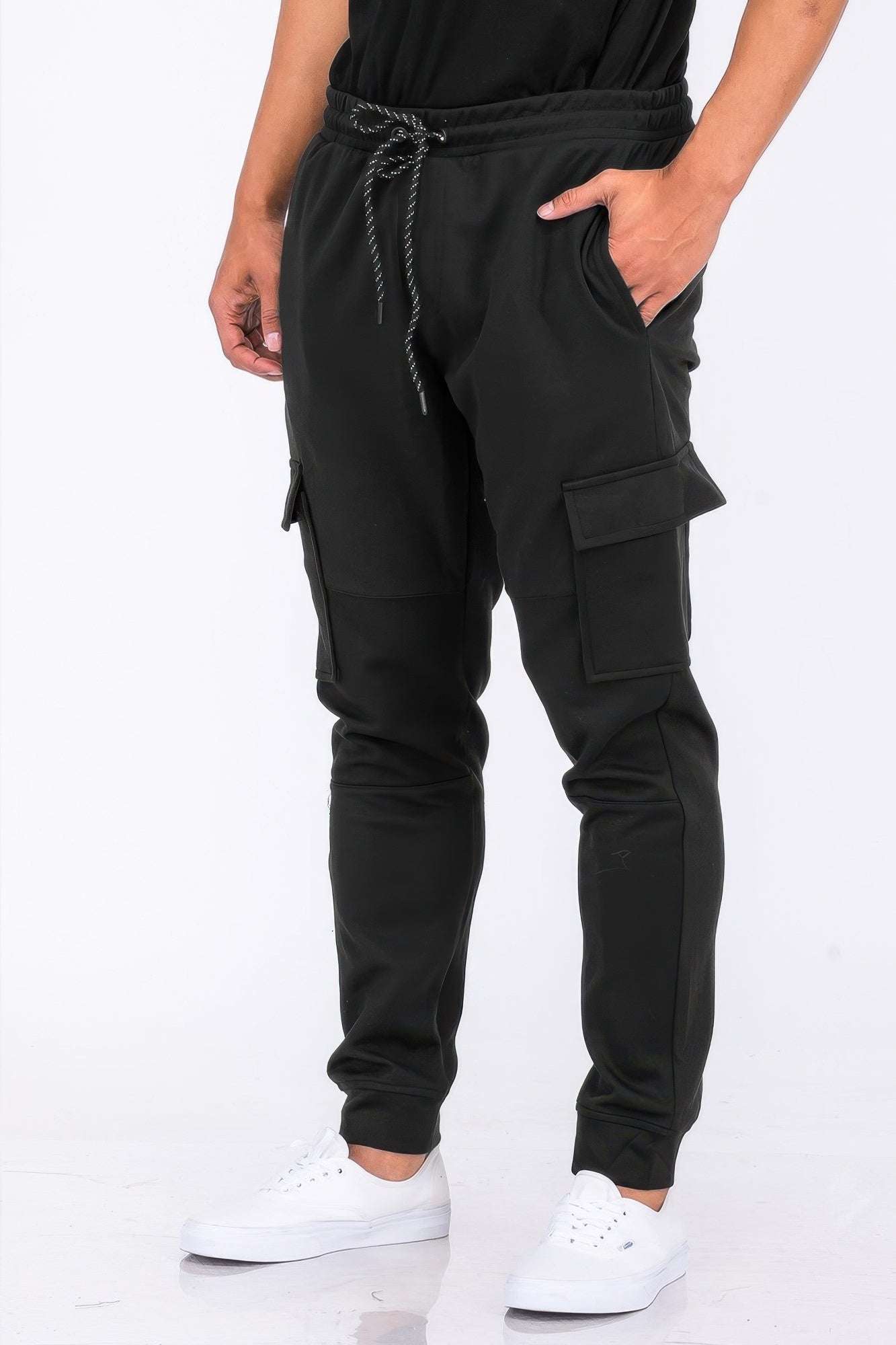 Mans Casual Joggers Pants Sweatpants Cargo Combat Cotton Baggy Workout Trousers