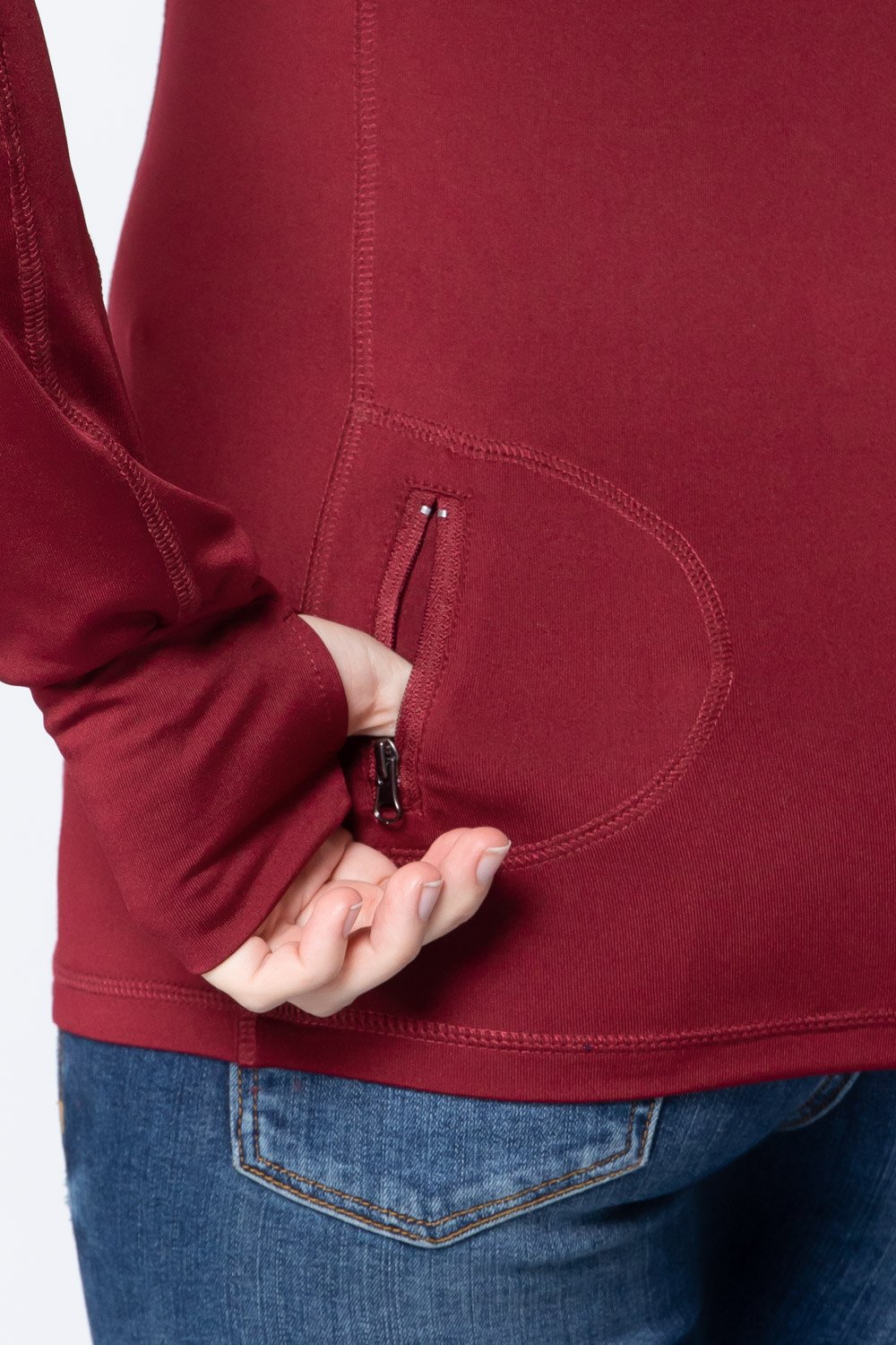 Women's Cozy Performance Zip Up Stretchy Work Out Activewear Track Jacket