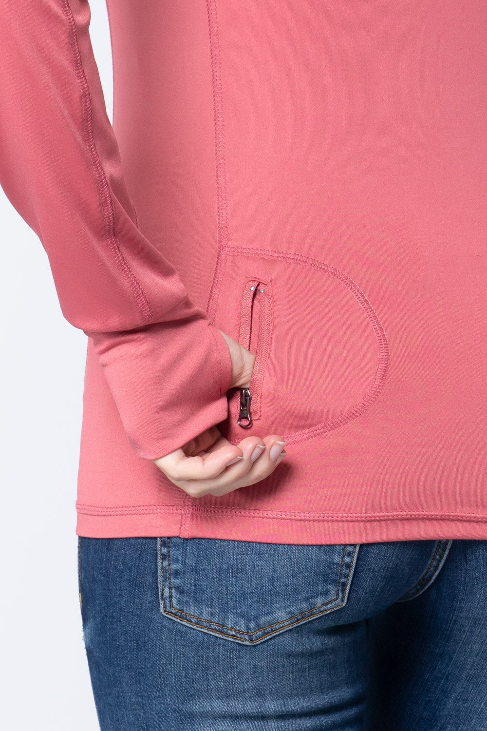 Women's Cozy Performance Zip Up Stretchy Work Out Activewear Track Jacket