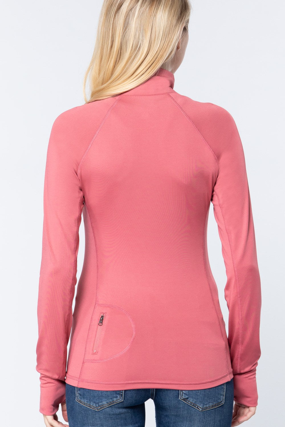 Women's Cozy Performance Zip Up Stretchy Work Out Activewear Track Jacket