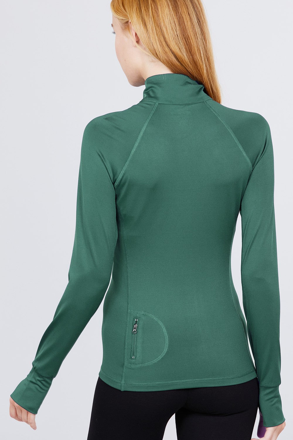 Women's Cozy Performance Zip Up Stretchy Work Out Activewear Track Jacket