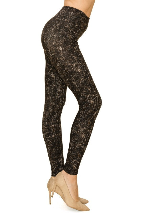 Women's Multi Print Leggings High Waist Yoga Pants Stretch Gym Fitness