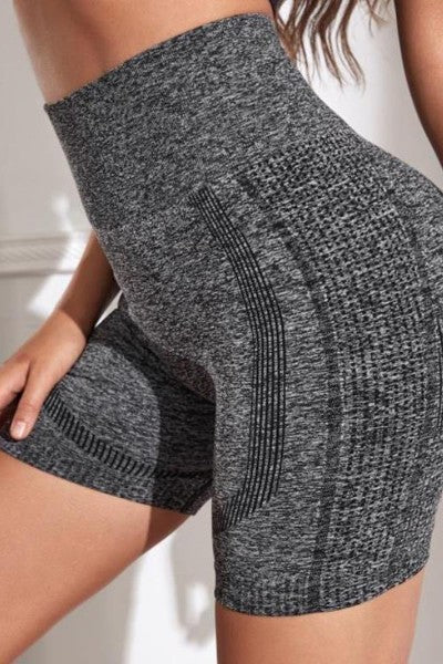 Women's Seamless Scrunch Yoga Workout Bike Shorts Soft Stretch Fitness Leggings