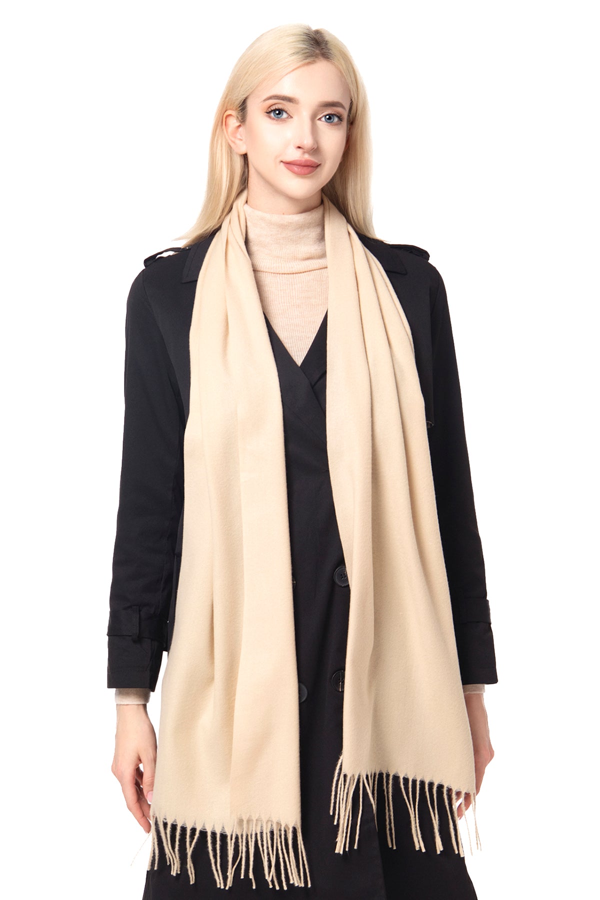 Women's Fashion Basic Blanket Warm Winter Light Weight Scarf