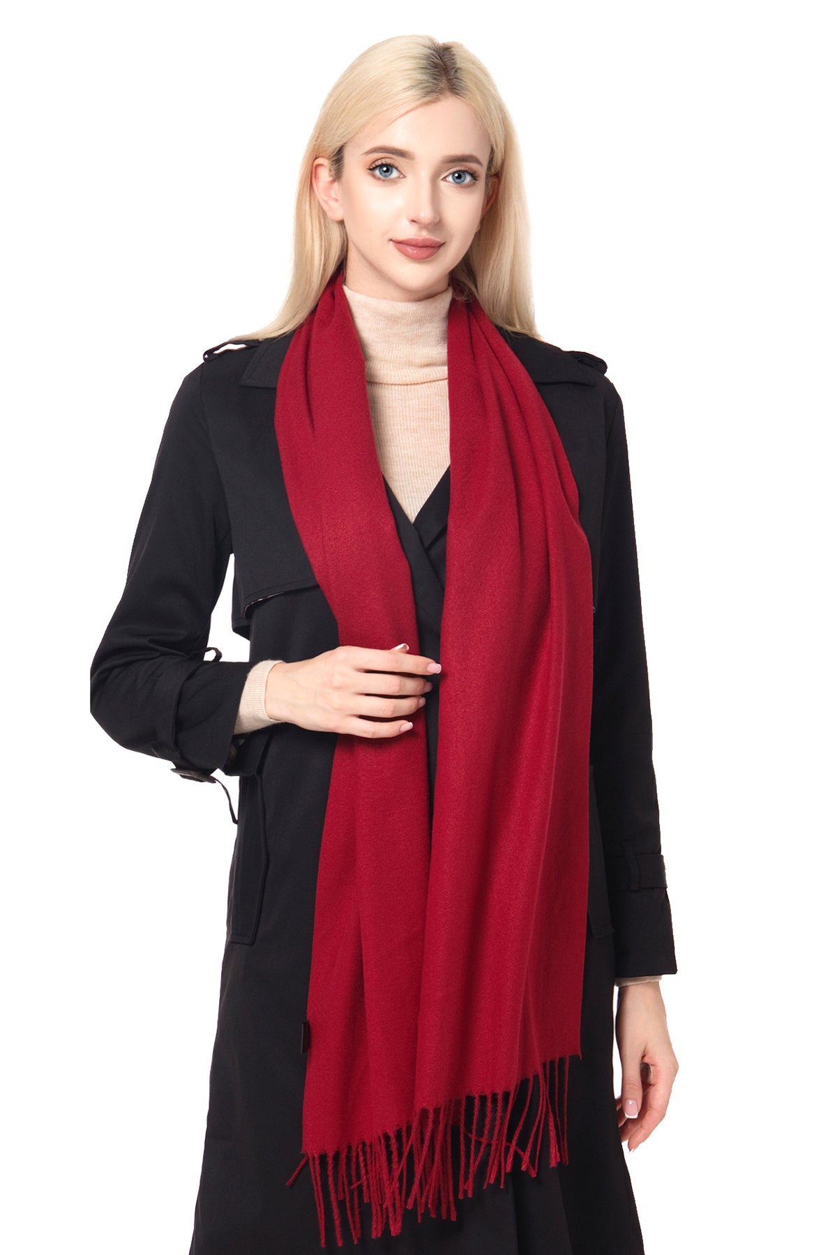 Women's Fashion Basic Blanket Warm Winter Light Weight Scarf