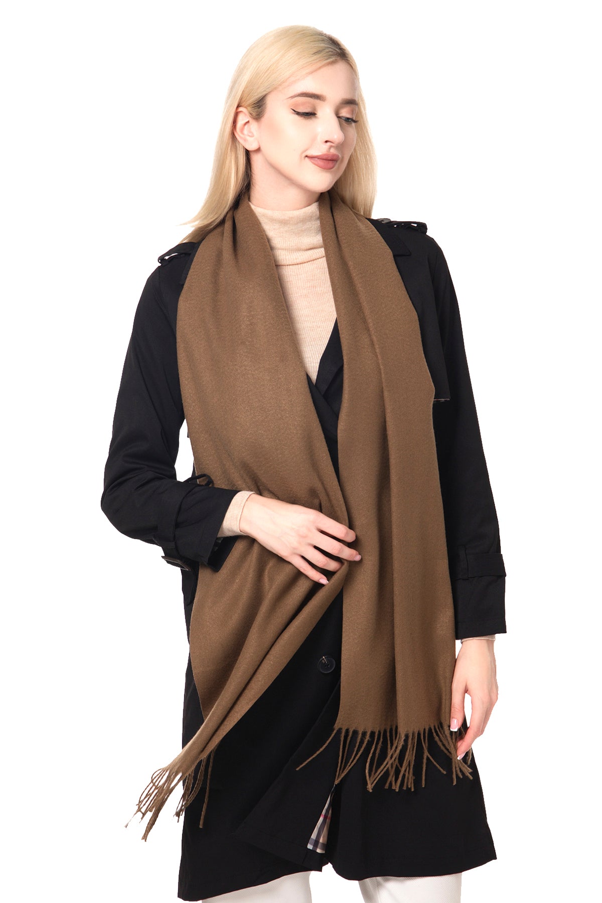 Women's Fashion Basic Blanket Warm Winter Light Weight Scarf