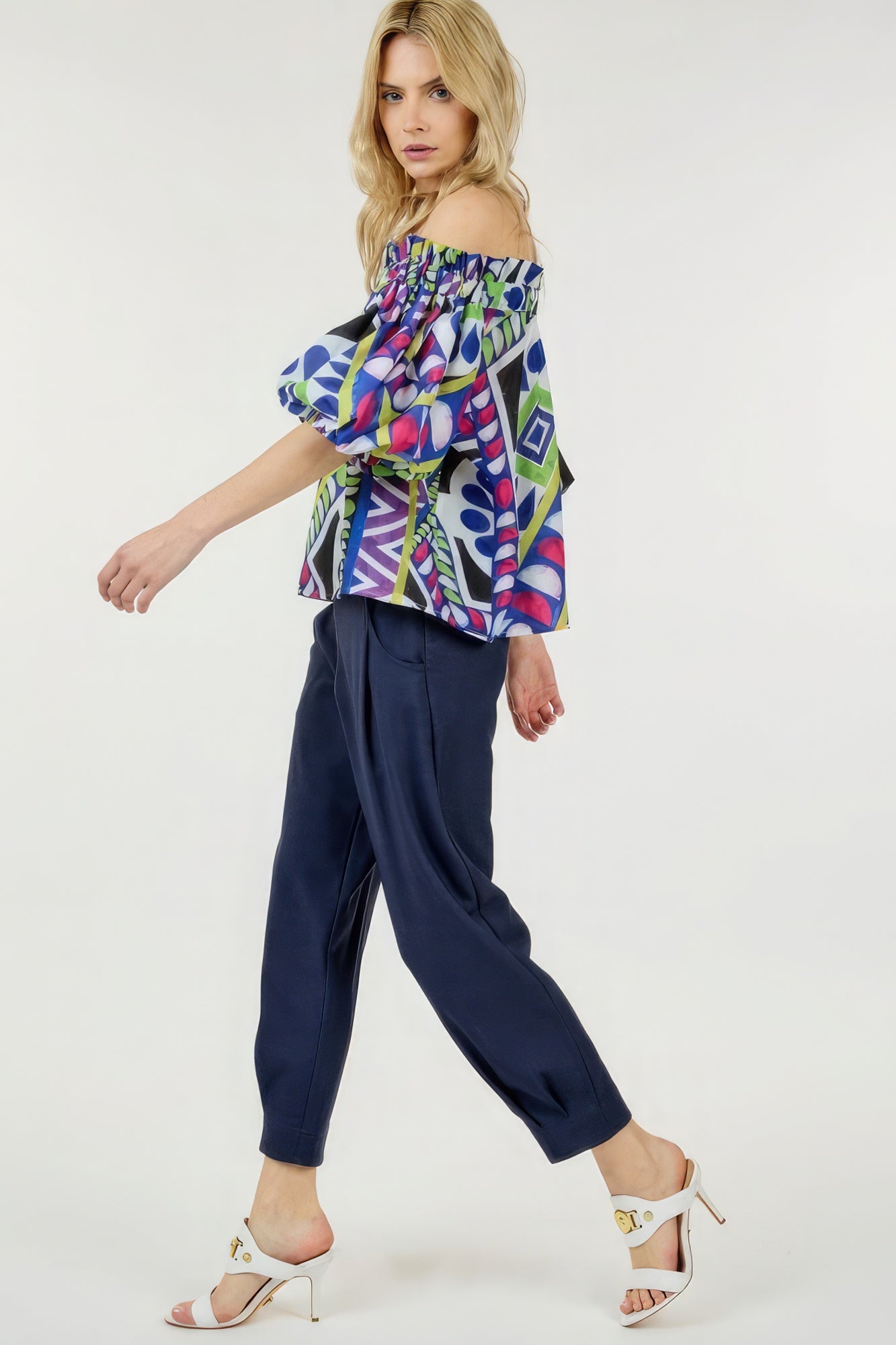 Women's Flattering High Waist Zipper Front Pockets Cozy Skinny Dress Ankle Pants