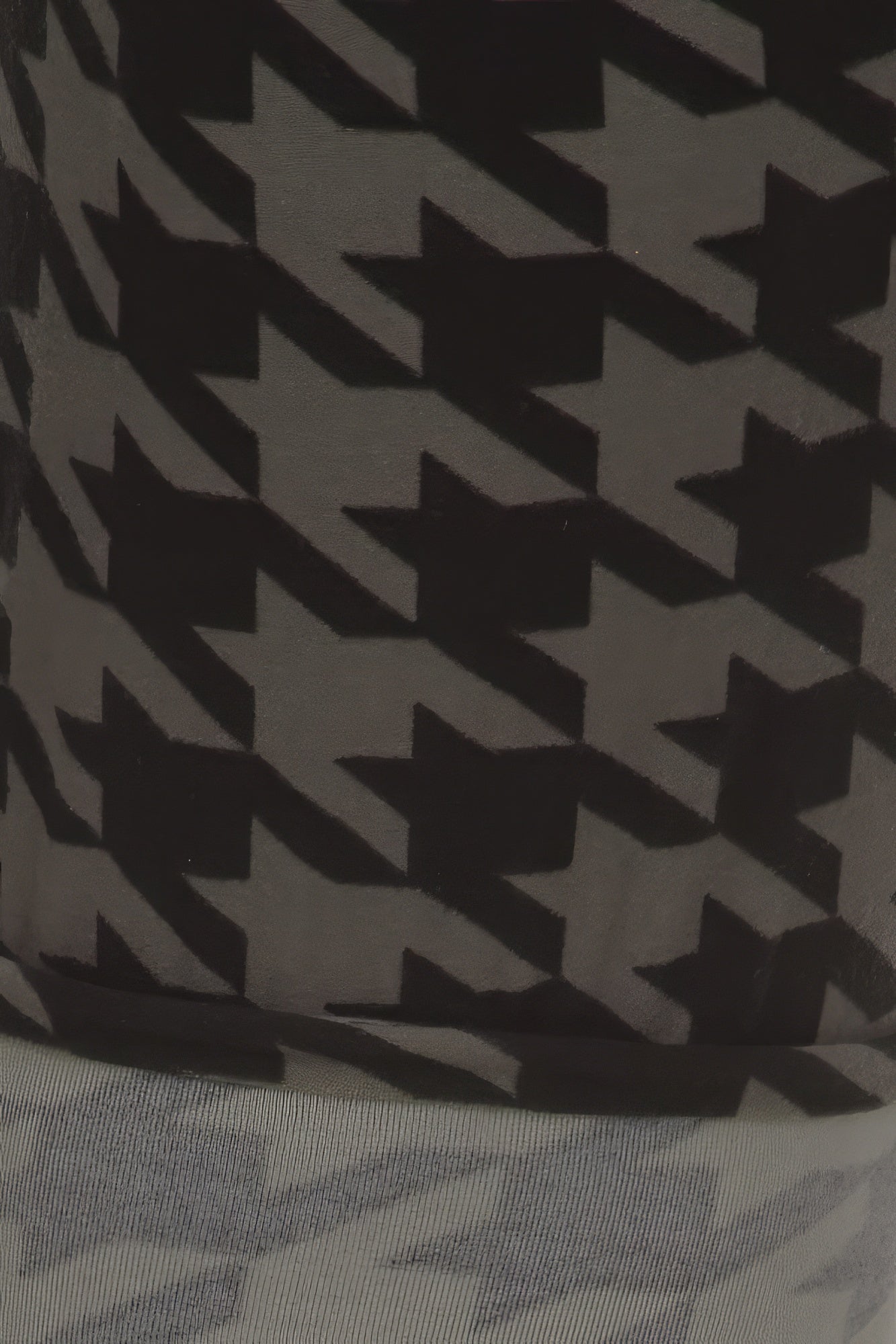 Women's High Waisted Houndtooth Printed Yoga Pants Leggings Stretch Gym Fitness