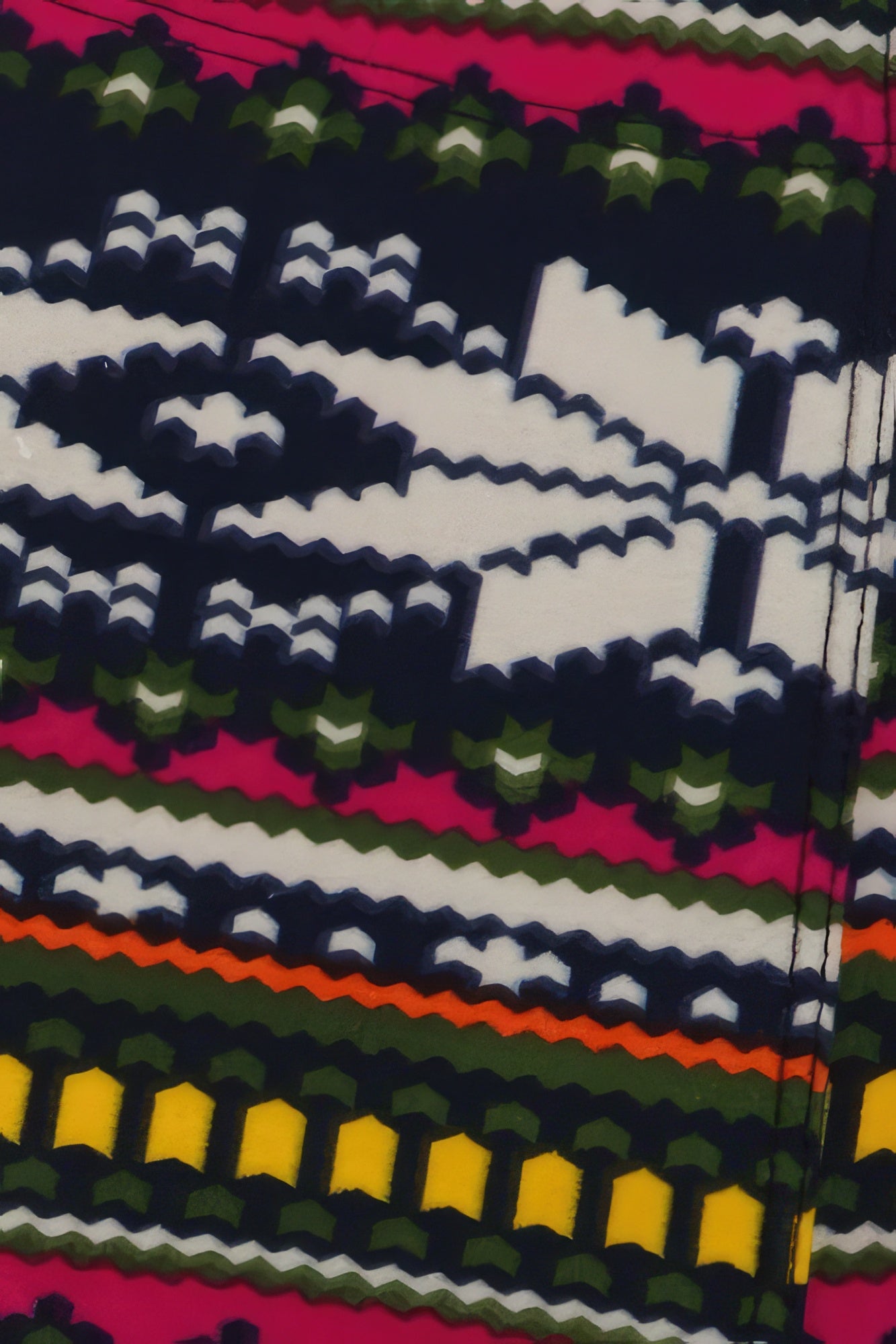 Women's Fair Isle Printed High Waist Yoga Pants Leggings Stretch Gym Fitness