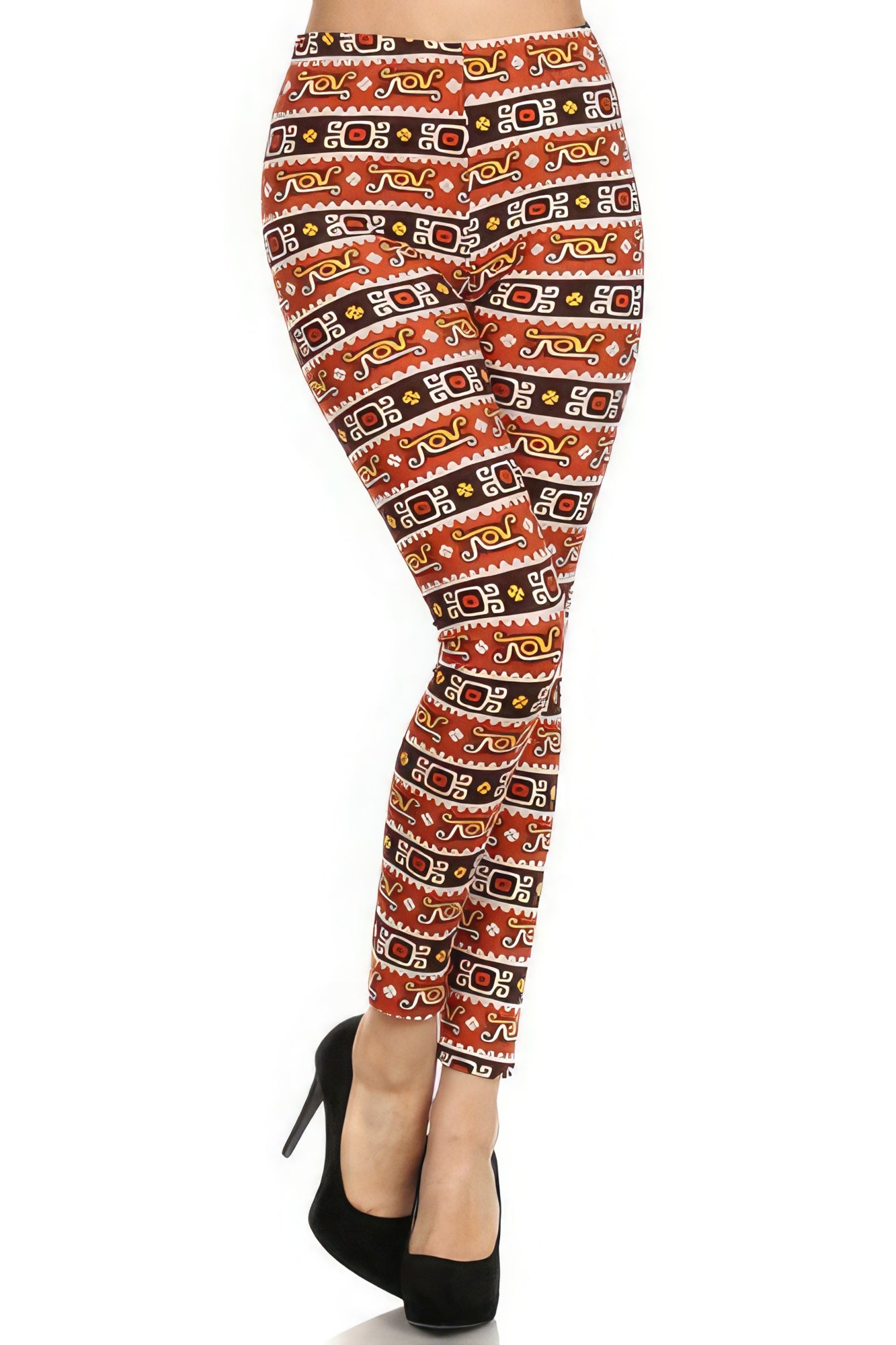 Women's Graphic Printed High Waisted Yoga Pants Leggings Stretch Gym Fitness