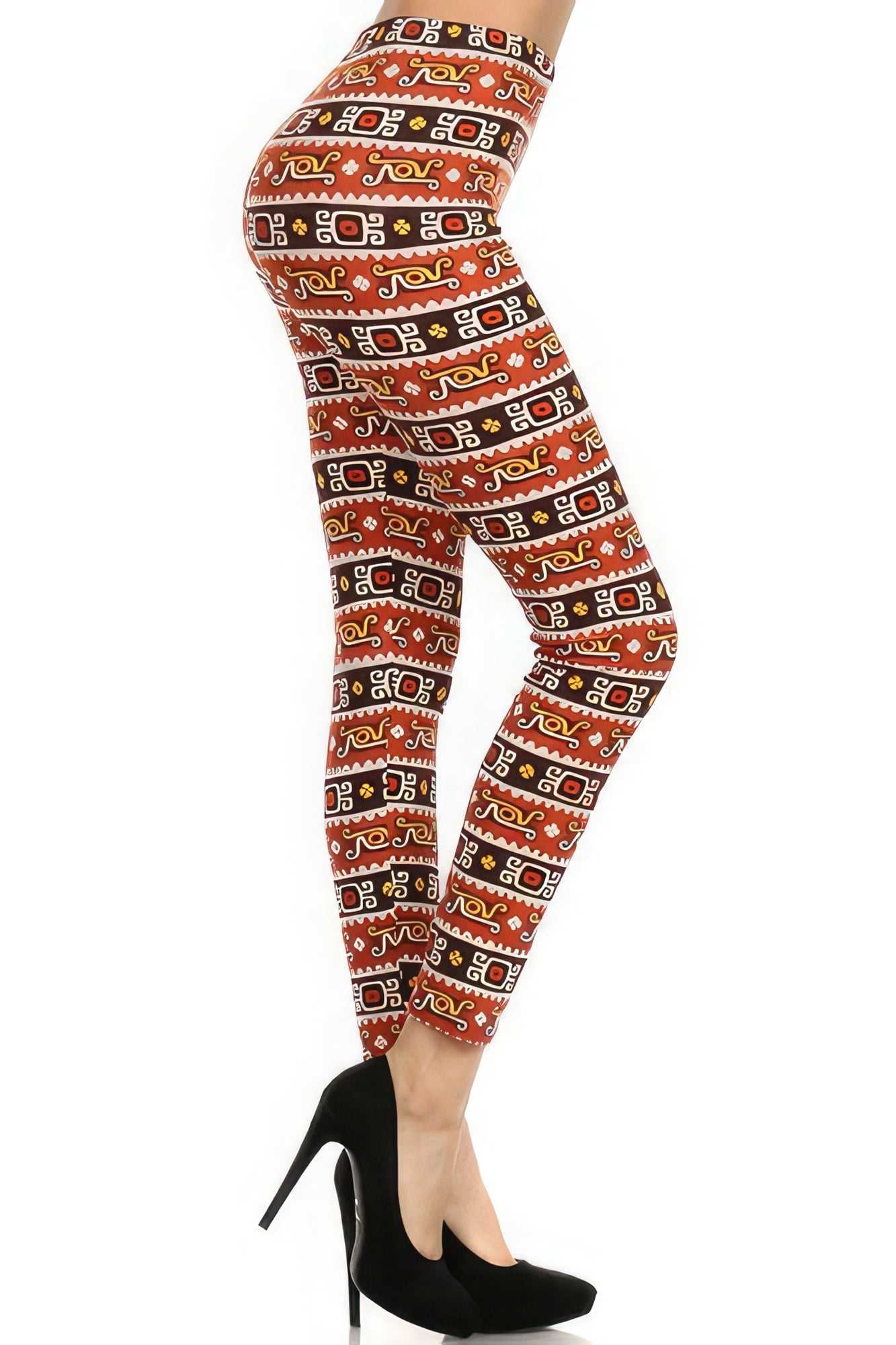 Women's Graphic Printed High Waisted Yoga Pants Leggings Stretch Gym Fitness